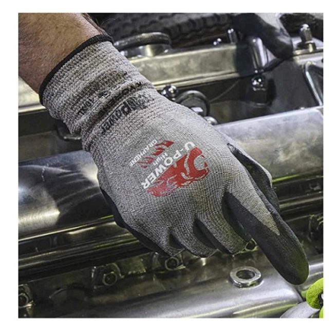 Vendita online Guanti antitaglio B U-Power modello HIGH nero/grigio